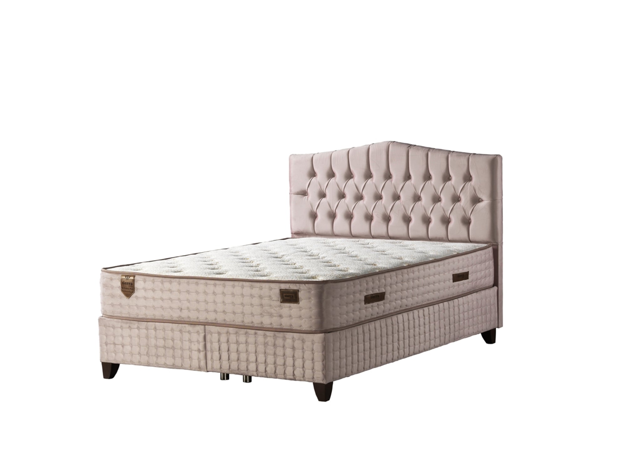 Milano Storage Bed With Headboard Brown