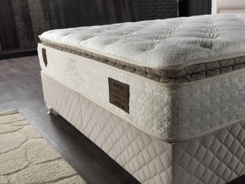 Bianco Storage Bed With Headboard Cream