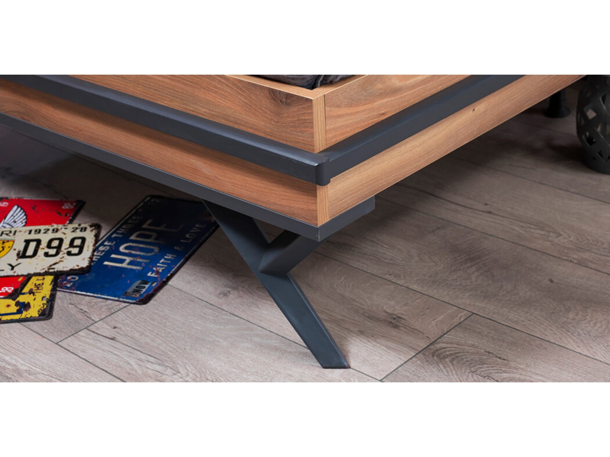 Piedra Twin Bed (European) (100X200CM)