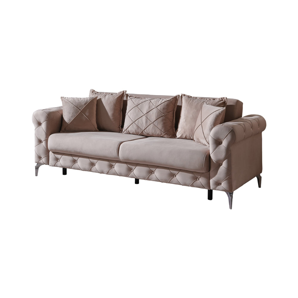 Riva Convertible Sofa Cream