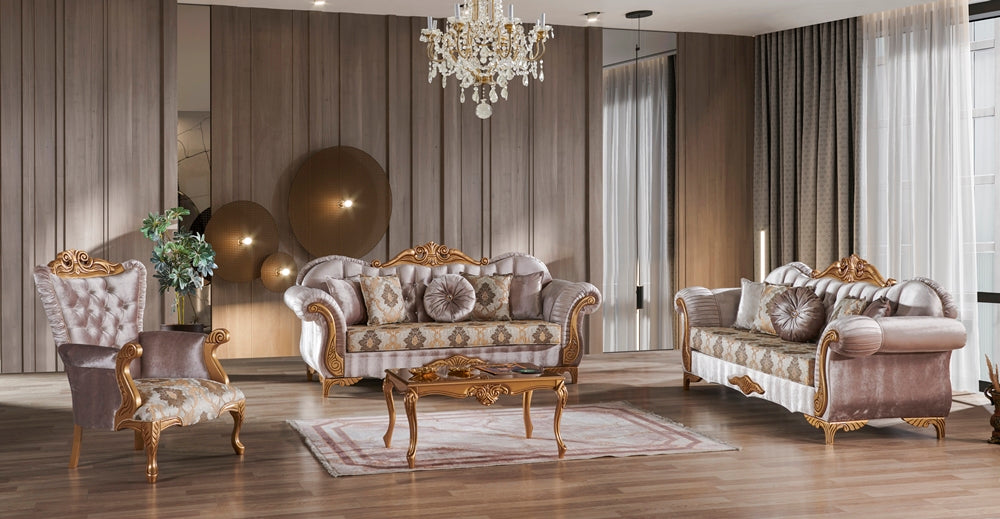 Sultan Traditional Sofa Cream